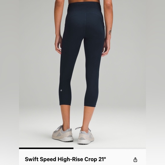 Lululemon Swift Speed High-Rise Crop 21"
True Navy BNWT - Picture 3 of 8